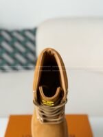 LOUIS VUITTON RANGER LEATHER ANKLE BOOTS - Image 9