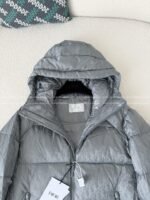 DIOR All-Over Letter Logo Down Jacket - Image 11