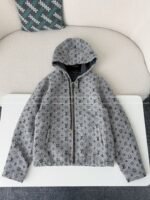 Louis Vuitton ss25 Hooded Zip-Up Sweatshirt