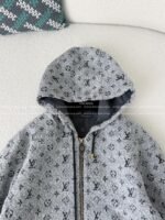 Louis Vuitton ss25 Hooded Zip-Up Sweatshirt - Image 5