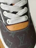 LOUIS VUITTON TILTED CANVAS LEATHER BOARD SHOES - Image 6