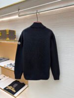 Moncler quilted wool patchwork down jacket - Image 3