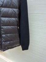 Moncler quilted wool patchwork down jacket - Image 16