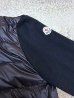 Moncler quilted wool patchwork down jacket - Image 12