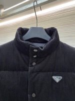 Prada Corduroy Down Vest - Image 4