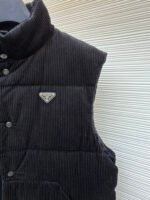 Prada Corduroy Down Vest - Image 6