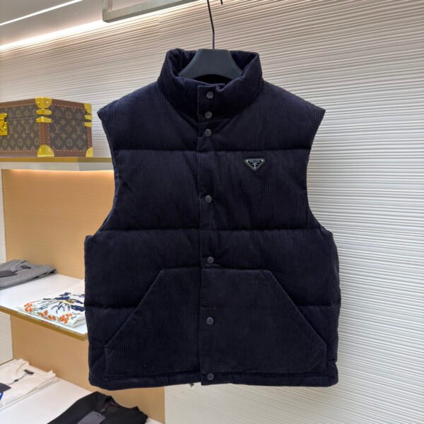 Prada Corduroy Down Vest