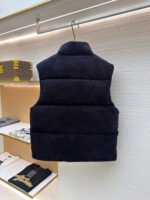 Prada Corduroy Down Vest - Image 3