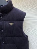 Prada Corduroy Down Vest - Image 6