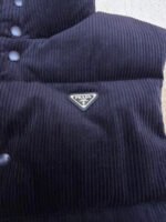Prada Corduroy Down Vest - Image 11