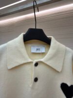 Ami Paris Heart Jacquard Sweater - Image 4