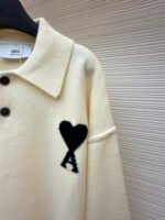 Ami Paris Heart Jacquard Sweater - Image 6