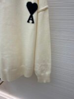 Ami Paris Heart Jacquard Sweater - Image 8