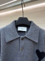 Ami Paris Heart Jacquard Sweater - Image 4