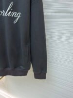 Dior flocked print half-zip stand-up collar sweatshirt - Image 8