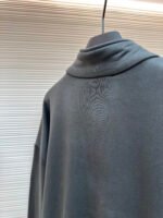 Dior flocked print half-zip stand-up collar sweatshirt - Image 10