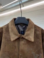 Louis Vuitton embroidered suede long-sleeved jacket/shirt - Image 4