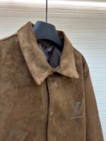 Louis Vuitton embroidered suede long-sleeved jacket/shirt - Image 9