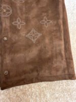 Louis Vuitton embroidered suede long-sleeved jacket/shirt - Image 13