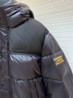 Burberry logo intarsia down jacket - Image 6