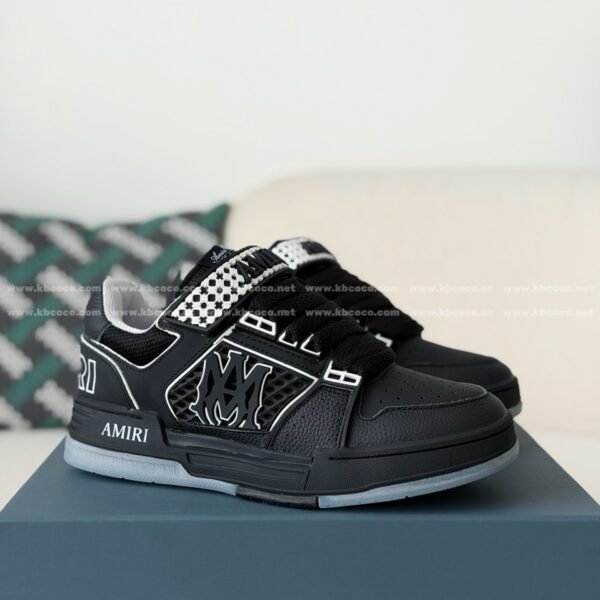 Amiri Ma Skyline Leather Velcro Sneakers