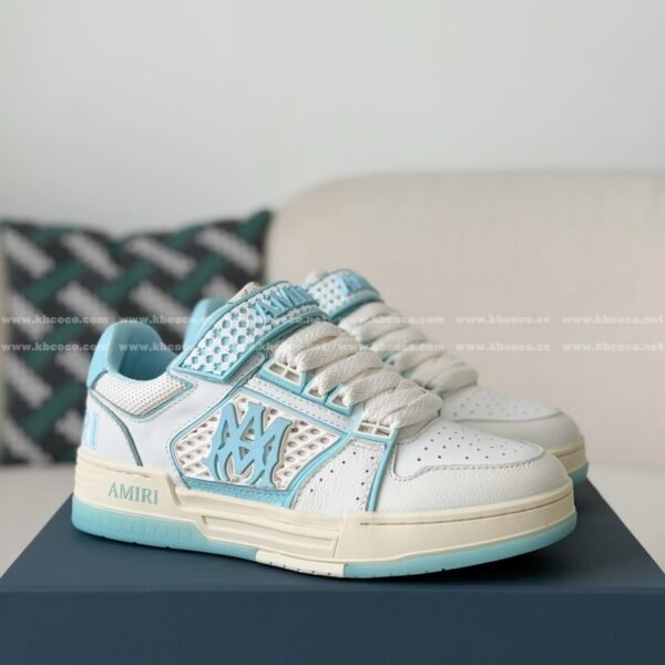 Amiri Ma Skyline Leather Velcro Sneakers