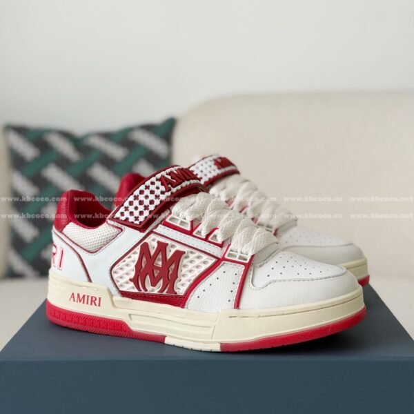 Amiri Ma Skyline Leather Velcro Sneakers