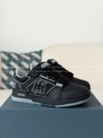 Amiri Ma Skyline Leather Velcro Sneakers