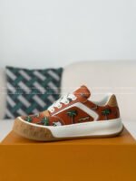 LOUIS VUITTON TILTED CANVAS LEATHER BOARD SHOES - Image 4