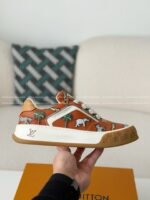 LOUIS VUITTON TILTED CANVAS LEATHER BOARD SHOES - Image 12
