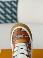 LOUIS VUITTON TILTED CANVAS LEATHER BOARD SHOES - Image 9