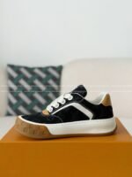 LOUIS VUITTON TILTED CANVAS LEATHER BOARD SHOES - Image 4
