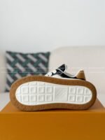 LOUIS VUITTON TILTED CANVAS LEATHER BOARD SHOES - Image 5