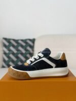 LOUIS VUITTON TILTED CANVAS LEATHER BOARD SHOES - Image 4