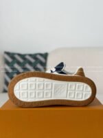 LOUIS VUITTON TILTED CANVAS LEATHER BOARD SHOES - Image 5