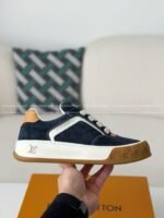 LOUIS VUITTON TILTED CANVAS LEATHER BOARD SHOES - Image 12