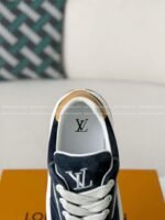 LOUIS VUITTON TILTED CANVAS LEATHER BOARD SHOES - Image 9