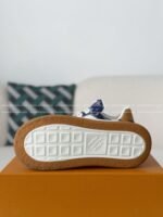 LOUIS VUITTON TILTED CANVAS LEATHER BOARD SHOES - Image 5