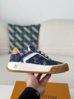 LOUIS VUITTON TILTED CANVAS LEATHER BOARD SHOES - Image 12
