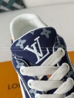 LOUIS VUITTON TILTED CANVAS LEATHER BOARD SHOES - Image 8