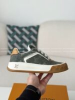 LOUIS VUITTON TILTED CANVAS LEATHER BOARD SHOES - Image 12