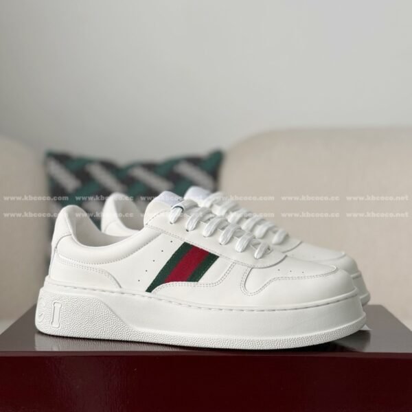Gucci Leather Platform Casual Sneakers