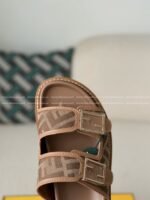 Fendi Jacquard Fabric Flip-flops - Image 6