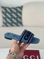 Gucci Script Lido Slippers - Image 8