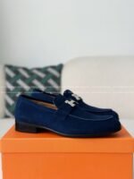 Hermes Suede Loafers