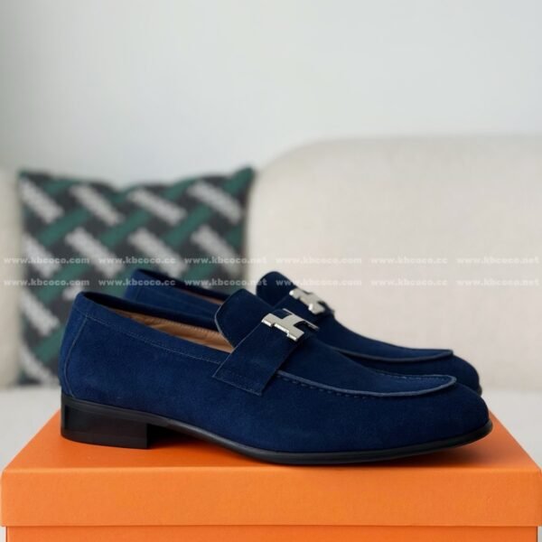 Hermes Suede Loafers