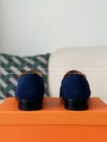 Hermes Suede Loafers - Image 3