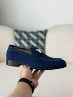 Hermes Suede Loafers - Image 9