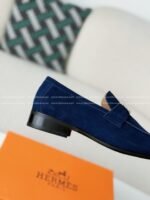 Hermes Suede Loafers - Image 8