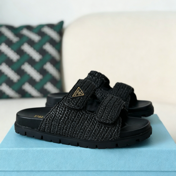 Prada Fabric Flip-Flops